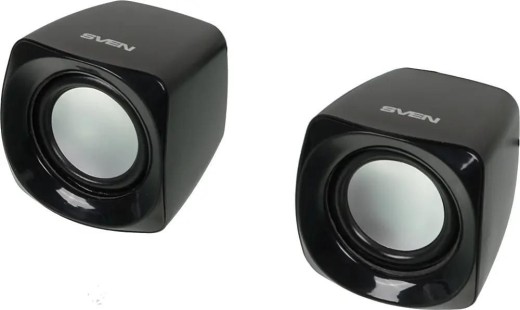 Колонки Sven 120,  2.0,  черный [sv-013493]