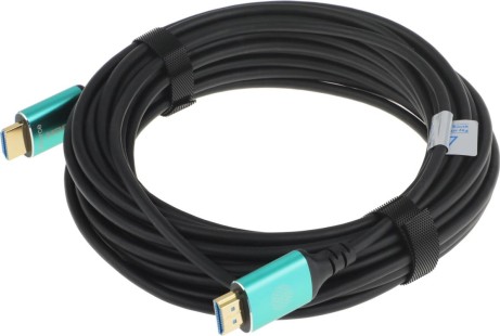 Кабель аудио-видео Cactus CS-HDMI-AOC-2.1-10,  HDMI (m) -  HDMI (m),  ver 2.1,  10м, GOLD,  черный