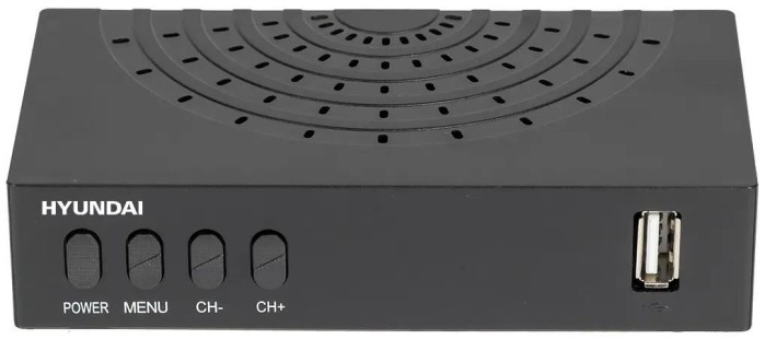 Ресивер DVB-T2 Hyundai H-DVB440,  черный