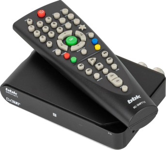 Ресивер DVB-T2 BBK SMP027HDT2,  черный